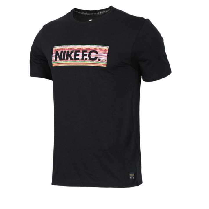 Nike Nike FC T Shirts Men's Black Crew Neck Moderate