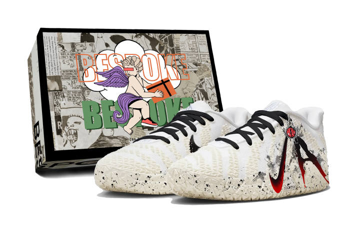 Nike Nike Ja Morant 3 Vibrant Box Slip Resistant Abrasion Resistant Low top Basketball Shoes Unisex White