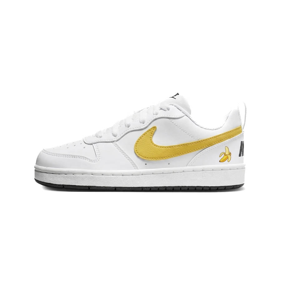 Nike Nike Court Borough Little Banana Slip Resistant Abrasion Resistant Low top Skateboard Shoes Unisex