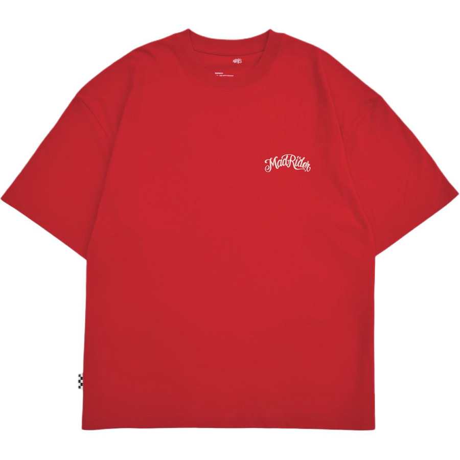MADNESS T Shirts Men's Red Crew Neck