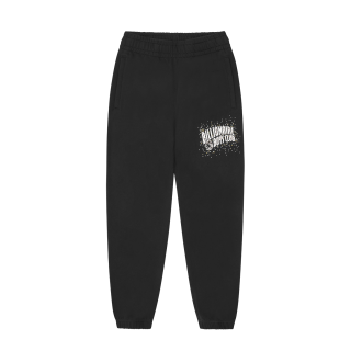 BILLIONAIRE BOYS CLUB SS26 EMBELLISHED ARCH LOGO SWEATPANTS BLACK Knitted Sweatpants Unisex