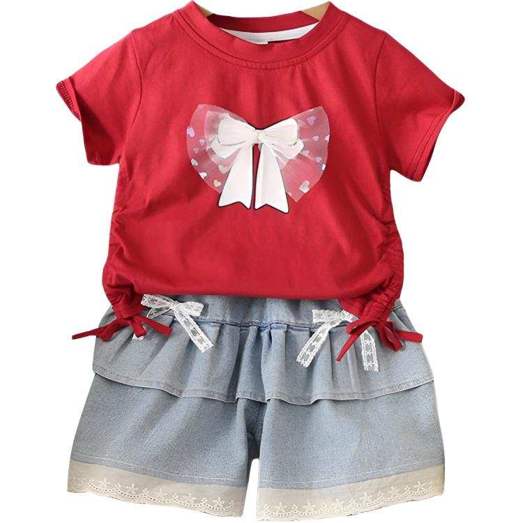 TNTX Kids Casual Sportswear Crew Neck Thin Stretch