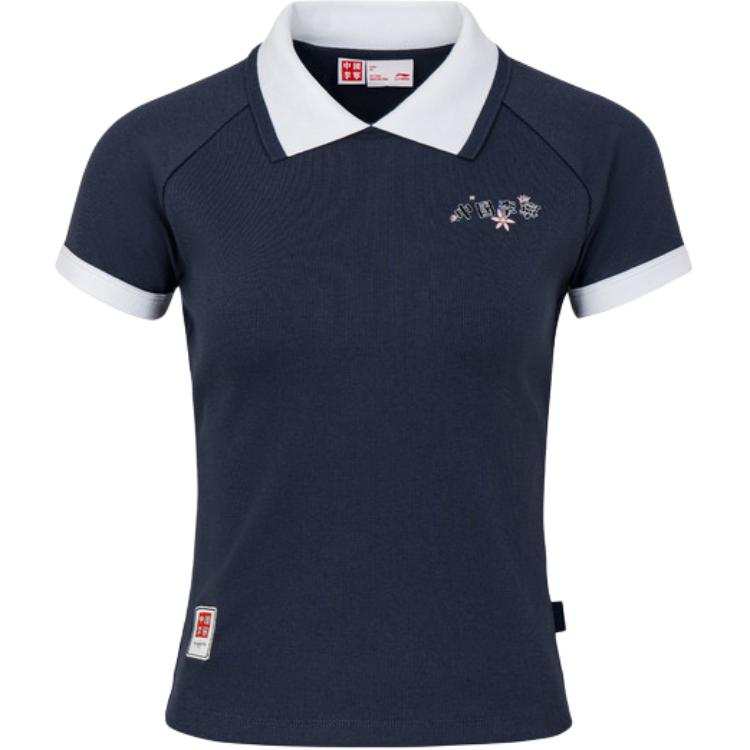 Li-Ning Li Ning Polo Shirts Women's Lapel Moderate Straight Fit