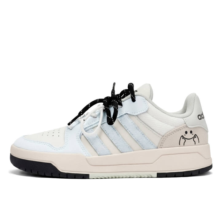 Adidas Adidas ENTRAP Coverage Slip Resistant Abrasion Resistant Breathable Low top Skateboard Shoes Unisex White Blue