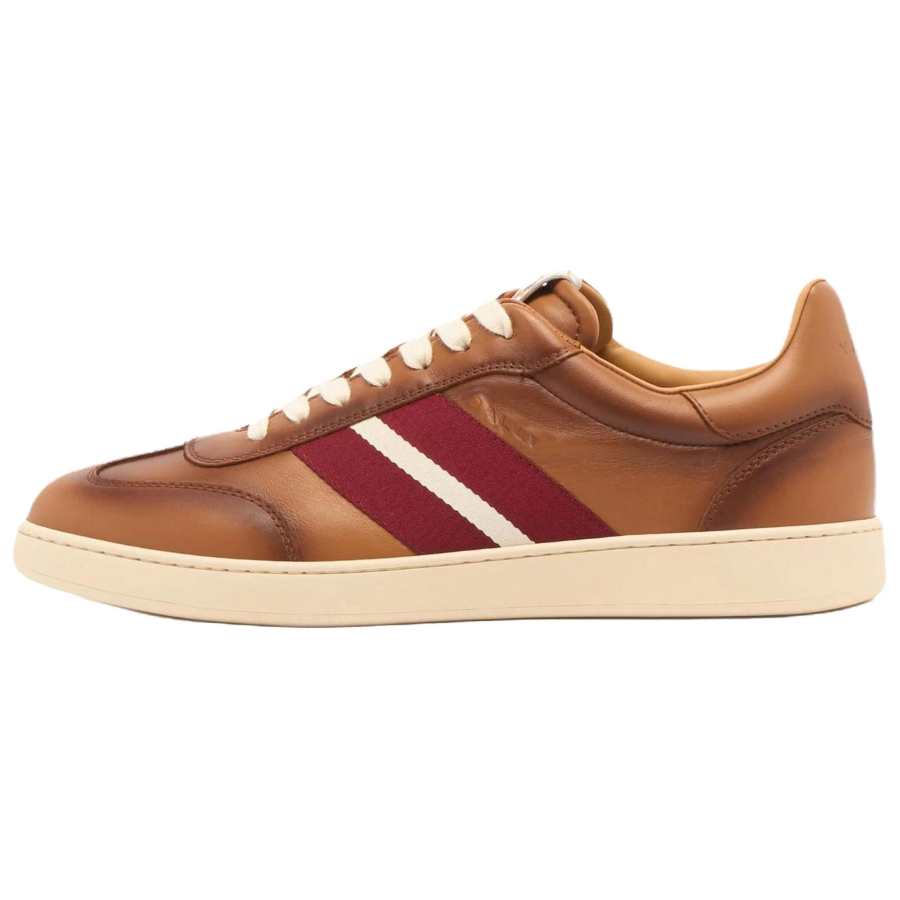 BALLY Crest Low top Skateboard Shoes Men's Brown