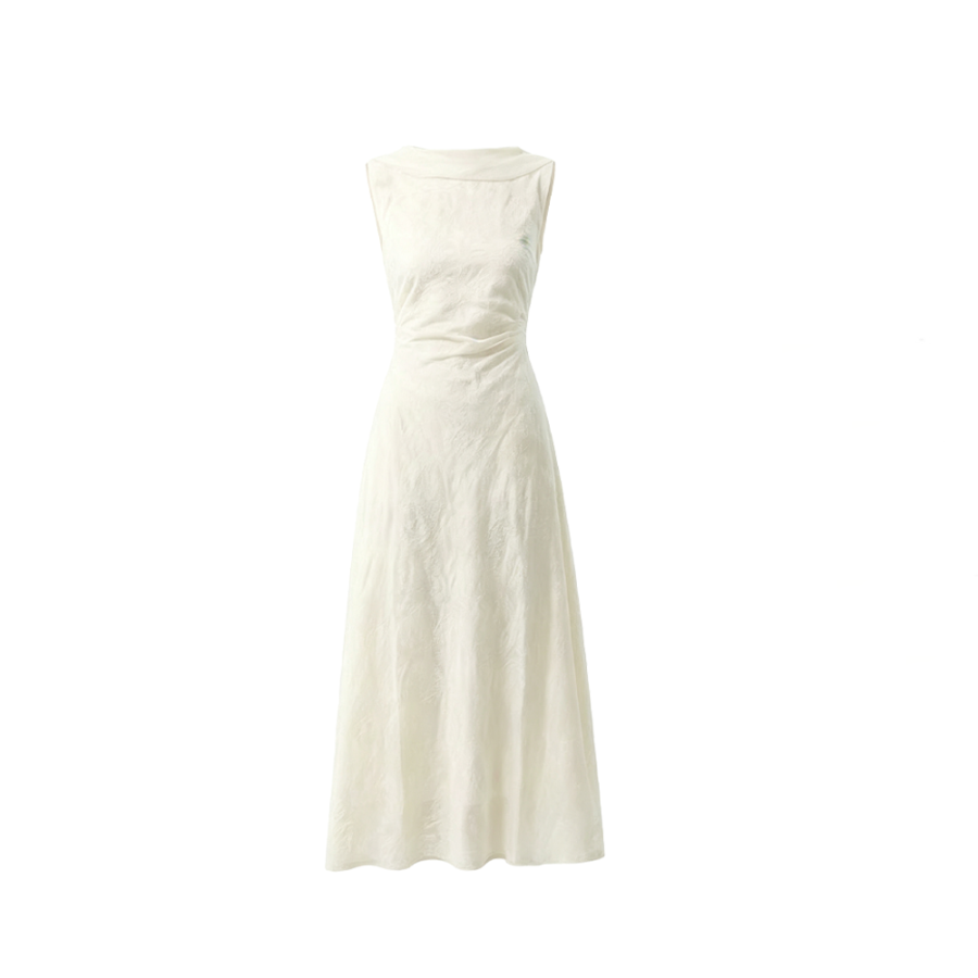 CPAURA Slip Dresses Women's Light Apricot Camisole Moderate Long Skirt