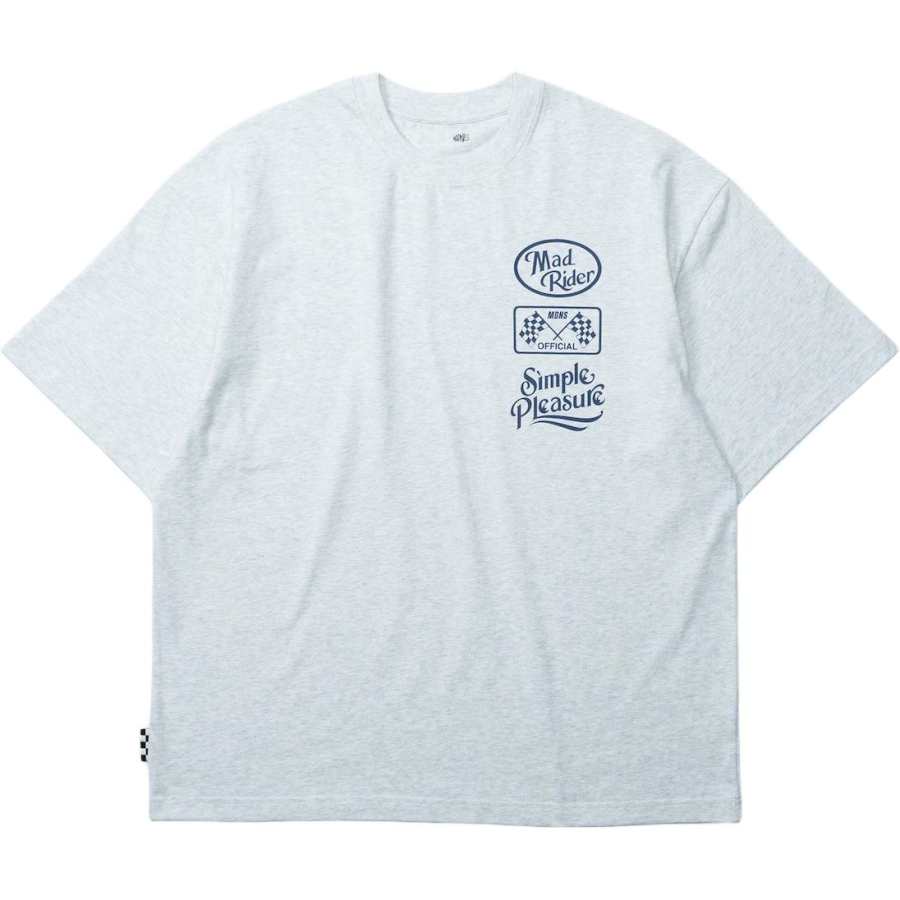 MADNESS T Shirts Men's Heather Gray Crew Neck