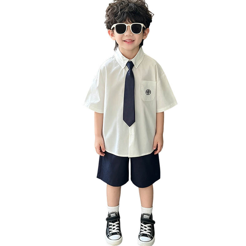 Lanza Kids Casual Sportswear Crew Neck Thin Stretch