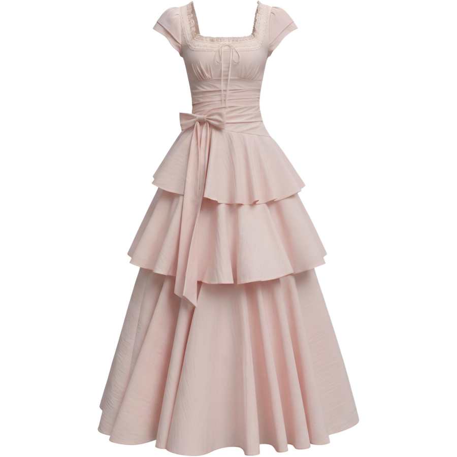 CHARM GLOW Short Sleeved Dress Women's