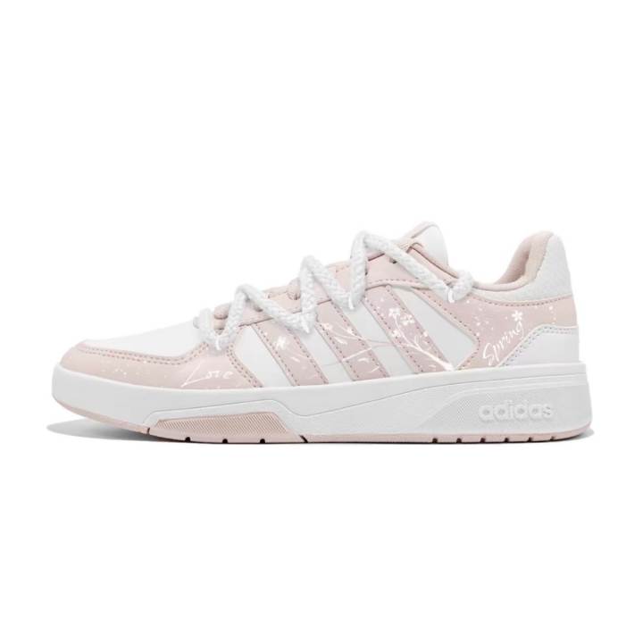 Adidas Adidas COURTBEAT Spring Summer Thin Soled Shoes German Army Trainers Low top Skateboard Shoes Unisex Peach Pink