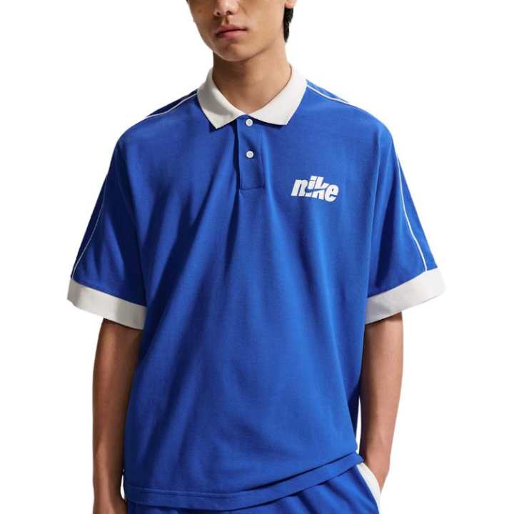 Nike Nike Club Polo Shirts Men's Royal Blue Polo Collar Moderate Other