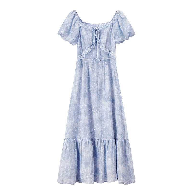 XIANGYING Short Sleeved Dress Women's