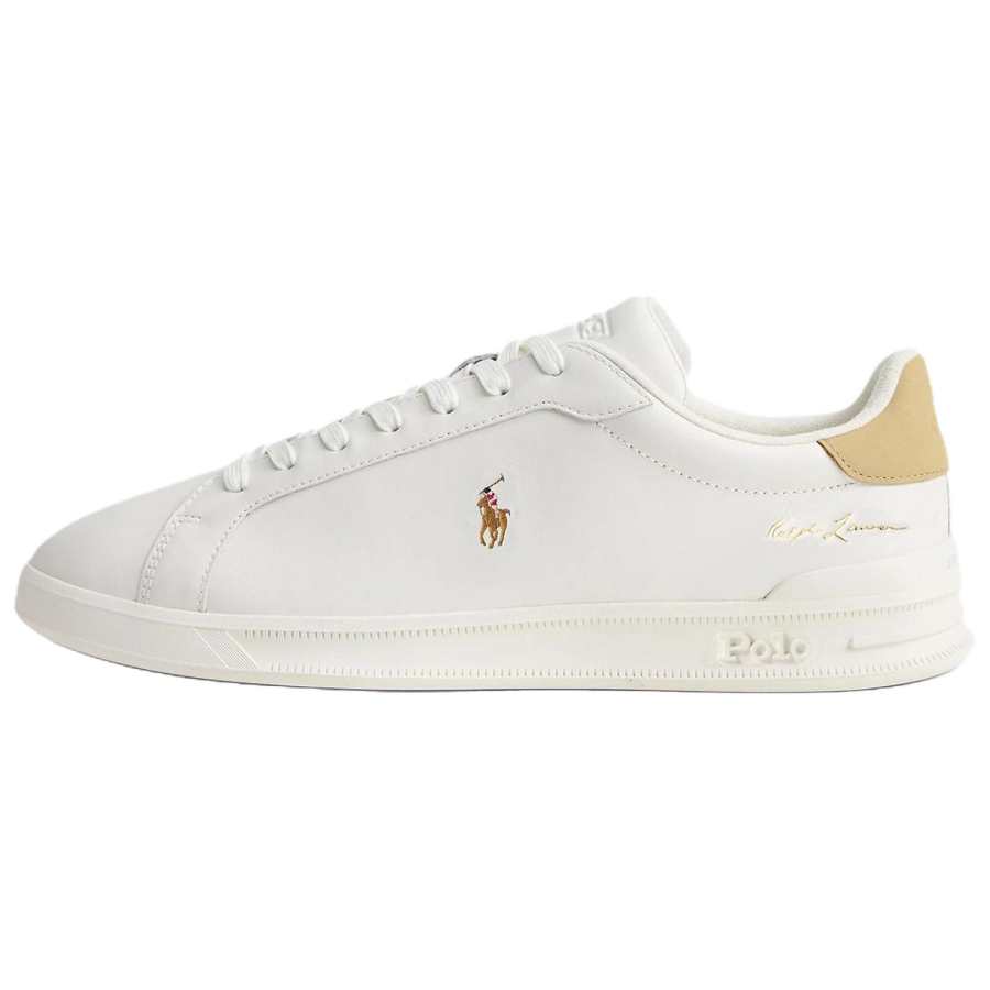 Polo Ralph Lauren Heritage Court II Low top Skateboard Shoes Men's White