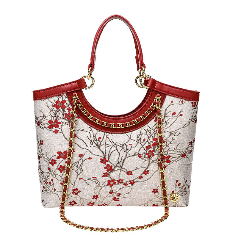 PAYOT Synthetic Leather Handbag Regular Women's Burgundy