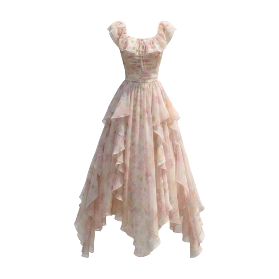 MTHE Sleeveless Dresses Women's Pink Irregular Thin Mid Length