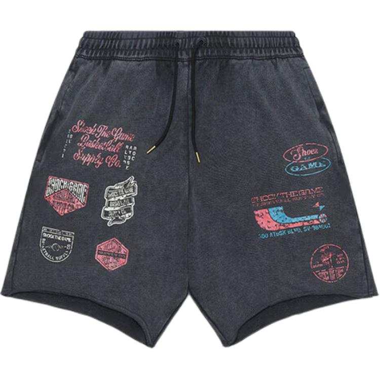 ANTA Casual Shorts Men's Dark Twilight Gray Moderate