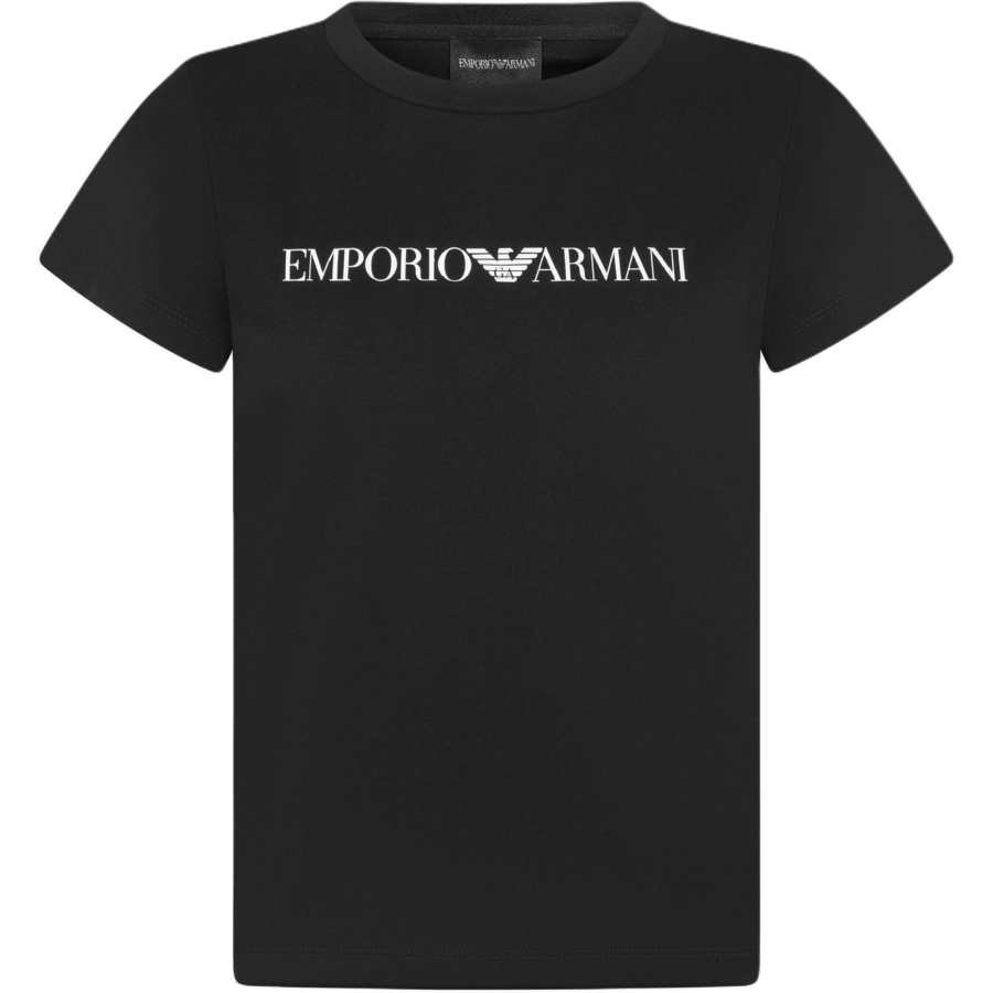 EMPORIO ARMANI T Shirt FW22 Marine Blue Kids'