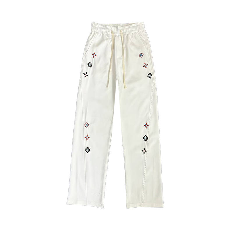 MIIOW Casual Pants Unisex Thin Straight Fit Pants