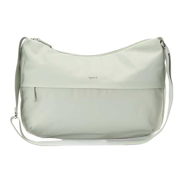 Agnes B. Nylon Crossbody Bag, Shoulder Bag Medium Women's Green