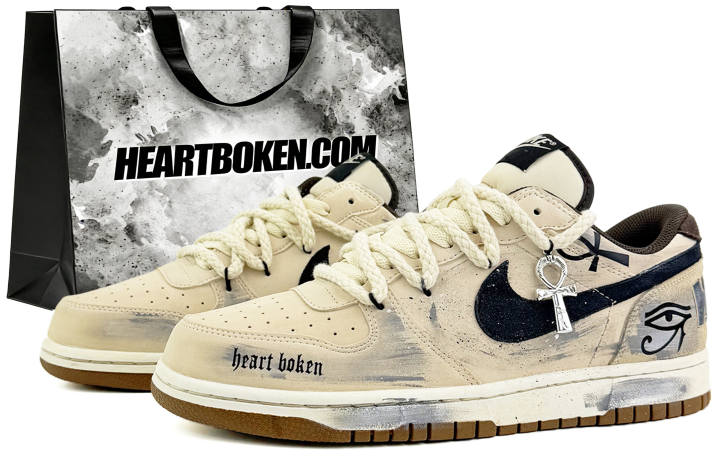 Nike Nike Big Eye Of God Shopping Bag, Couple, Boyfriend Coverage Slip Resistant Abrasion Resistant Low top Skateboard Shoes