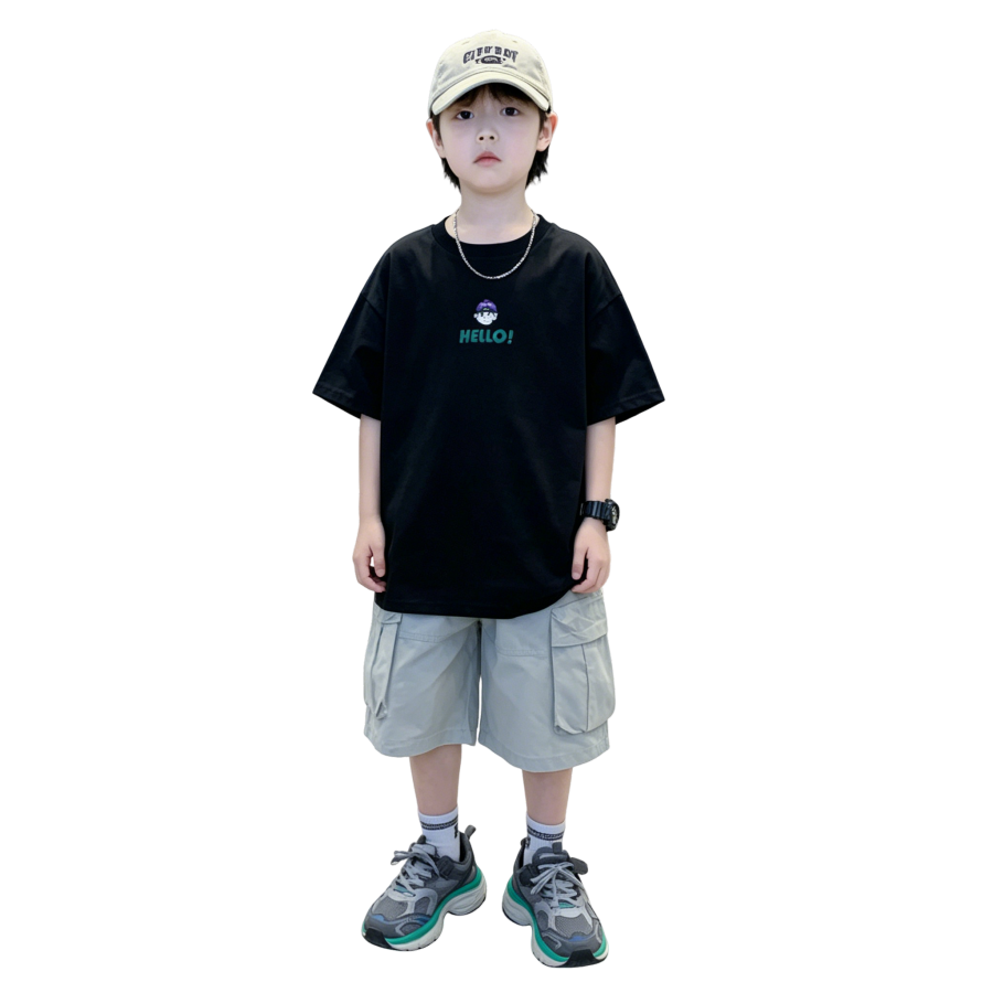 Lanza Grade School Casual Sportswear Crew Neck Thin Stretch