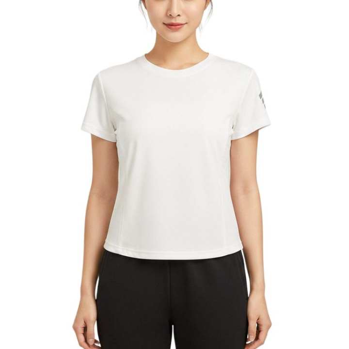 Adidas Adidas T Shirts Women's White Crew Neck Moderate