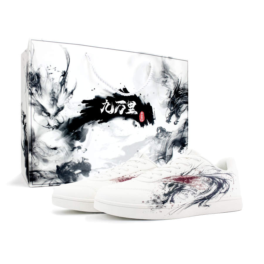 Anta Active Abrasion Resistant Lightweight Low top Skateboard Shoes Men's White Black