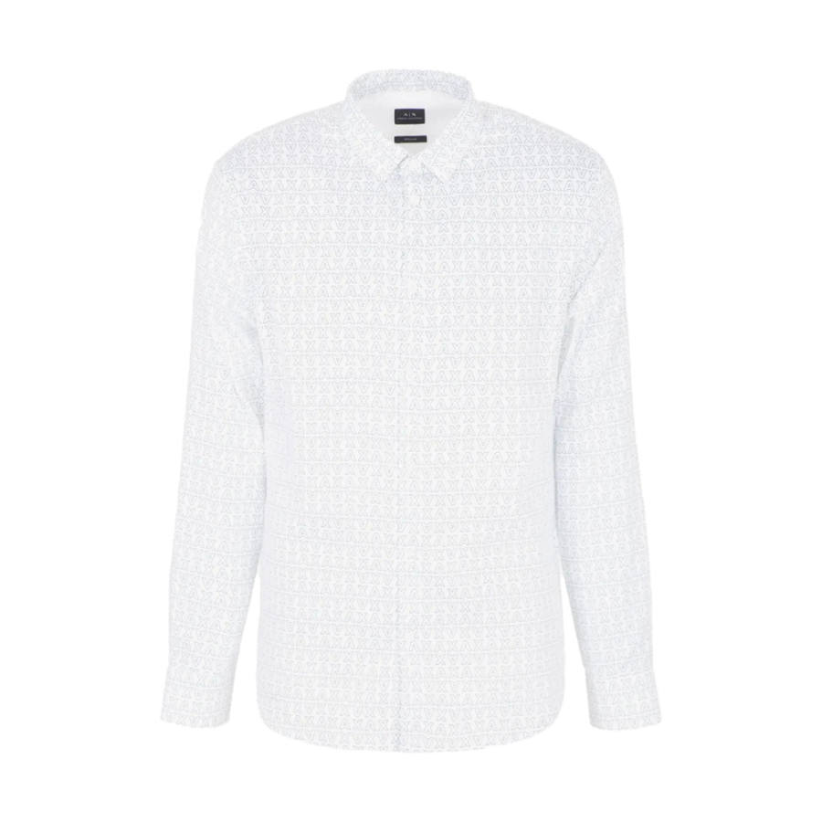 ARMANI EXCHANGE 【Best of: PromotionsPrevious Season】logo-print long-sleeve shirt