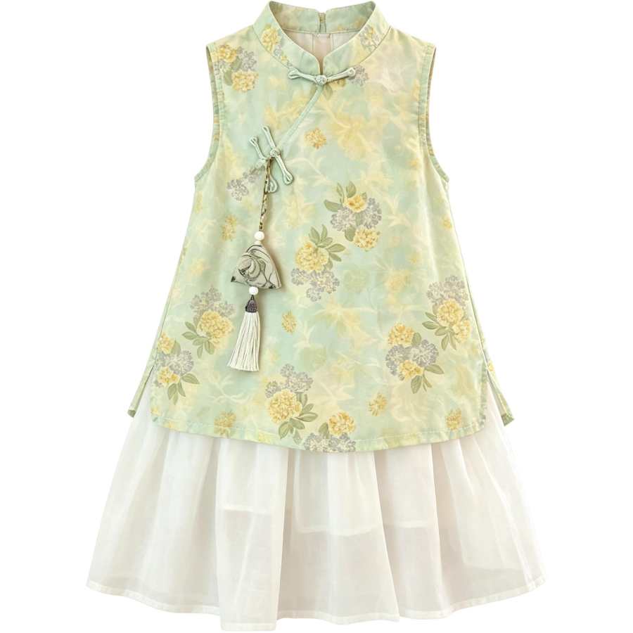 YALU Girls New Chinese Style Dress Kids'