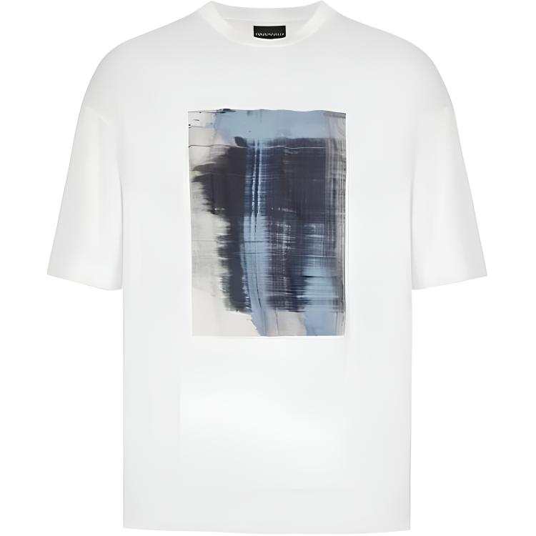 EMPORIO ARMANI T Shirts Men's White Crew Neck Moderate