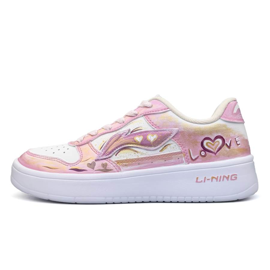 Li-Ning Li Ning Floating Boat Slip Resistant, Abrasion Resistant, Breathable Low top Skateboard Shoes Women's