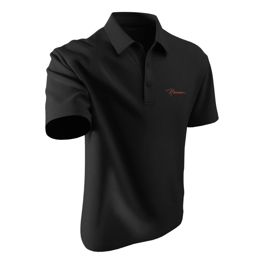 Tonlion Polo Shirts Men's Polo Collar Thin