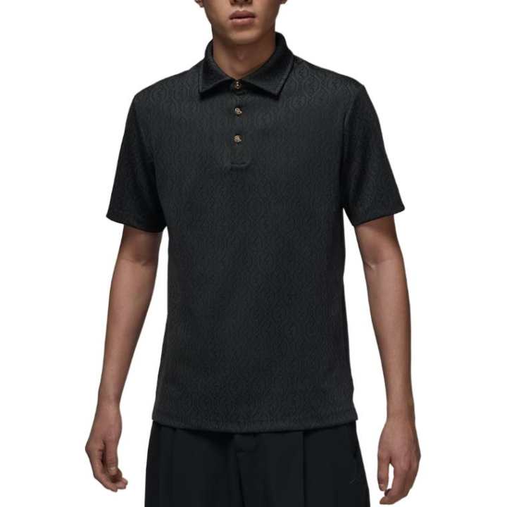 Jordan Jordan Polo Shirts Men's Black Polo Collar Moderate Other