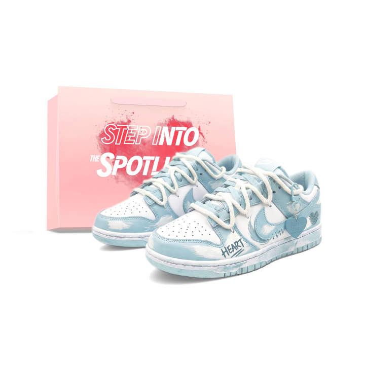Nike Nike Dunk Pu Slip Resistant Abrasion Resistant Low top Skateboard Shoes Women's