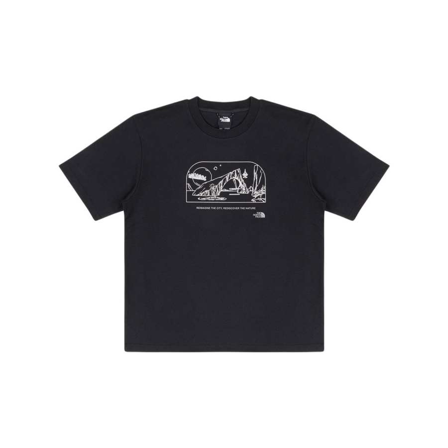 THE NORTH FACE T Shirts Men's JK3/Cosmic Black Crew Neck Moderate