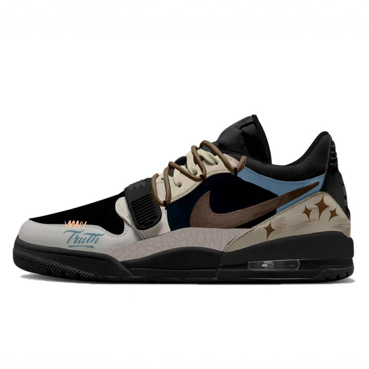 Jordan Jordan Air Jordan Legacy 312 Wild Star Journey Synthetic Leather Cushioning Slip Resistant Abrasion Resistant Low top