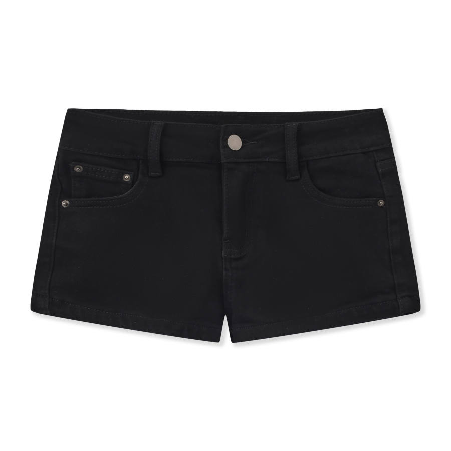 COLDSTONE COLDSTONE Denim Shorts Unisex Black Moderate