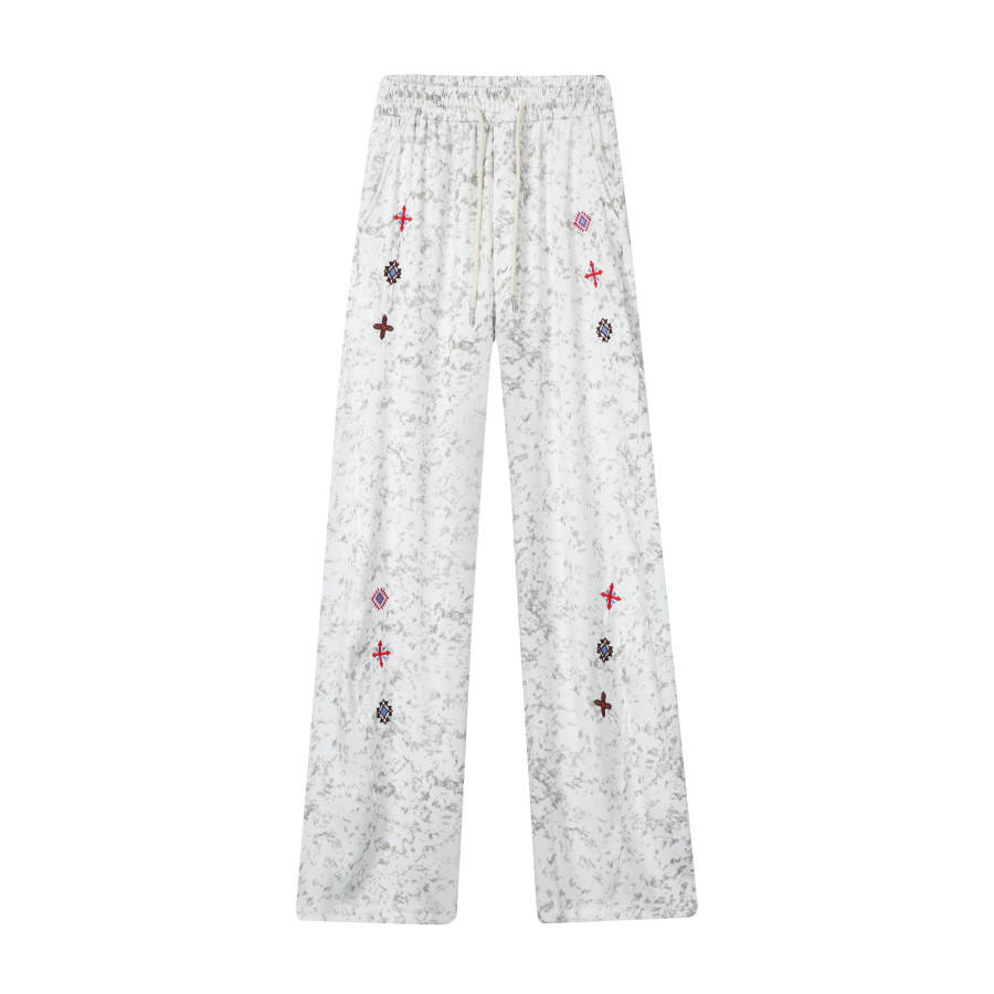 MIIOW Casual Pants Unisex Thin Straight Fit Pants