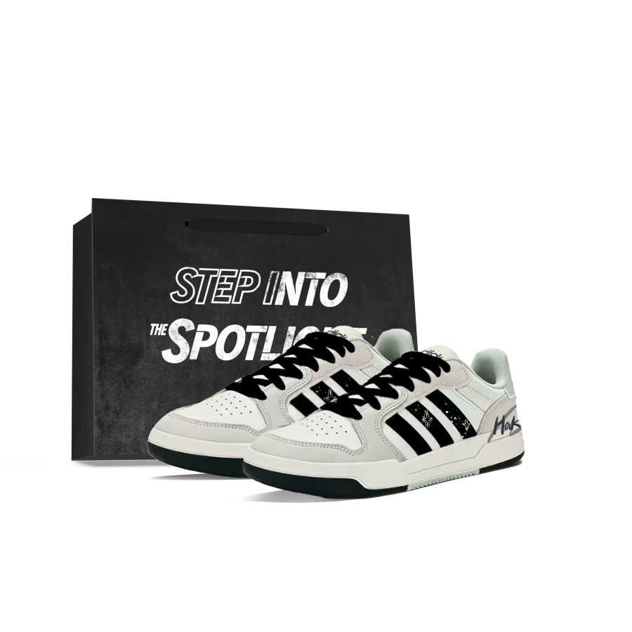 Adidas Adidas ENTRAP Starry Night Synthetic Leather Slip Resistant Cushioning Abrasion Resistant Low top Skateboard Shoes