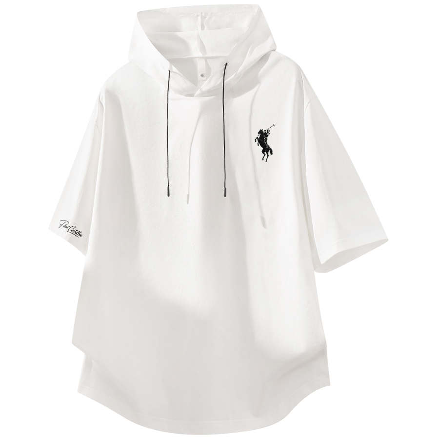 PAUL COSTELLOE T Shirts Unisex Hooded Non Detachable Moderate Straight Fit