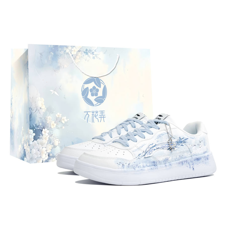 Li-Ning Li Ning Floating Boat Kaleidoscope, Cloudy Stroll, Shopping Bag Abrasion Resistant Lightweight Slip Resistant Low top