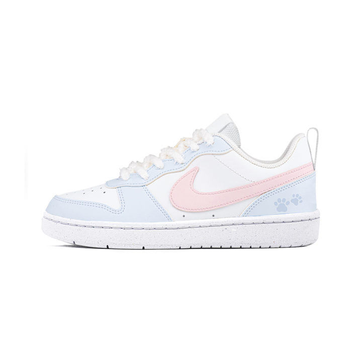Nike Nike Court Borough Low top Skateboard Shoes Unisex Blue Pink
