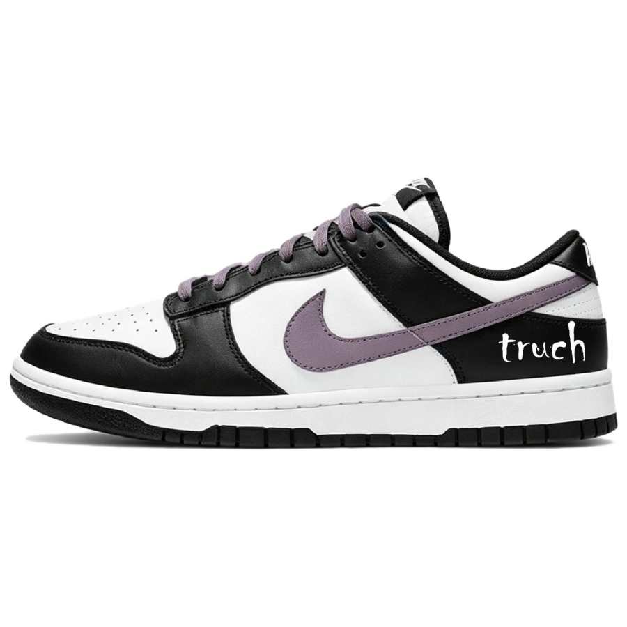 Nike Nike Dunk Taro Milk Paste Abrasion Resistant Low top Kids' Skateboarding Shoes Black Purple Teenagers