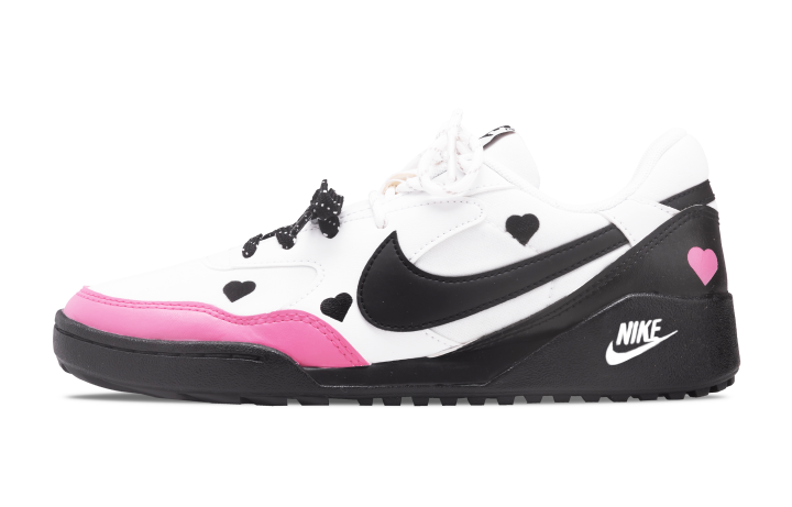 Nike Nike Slip Resistant And Breathable Low top Skateboard Shoes Women's Black Pink