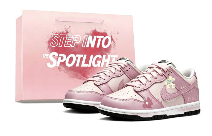 Nike Nike Dunk Leather Low top Skateboard Shoes Unisex Pink