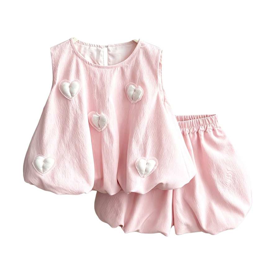 Lanza Casual Sportswear 2 Piece Set Pink Kids'