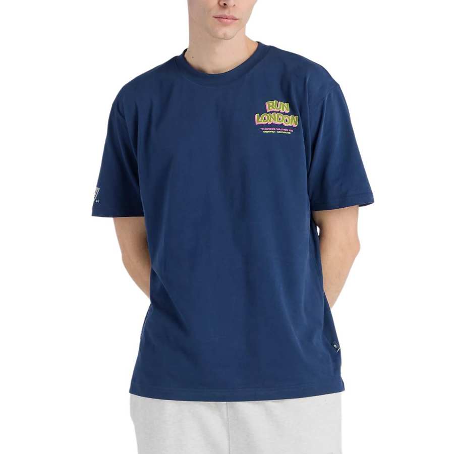 New Balance New Balance London Edition Graphic Quick Dry T Shirts Men's