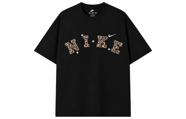Nike Nike Sportswear T Shirts Men's Black Crew Neck Moderate