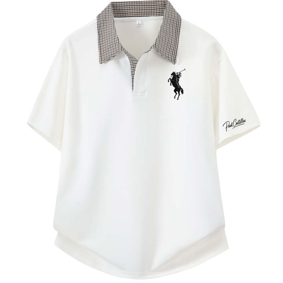 PAUL COSTELLOE T Shirts Unisex Lapel Moderate Straight Fit
