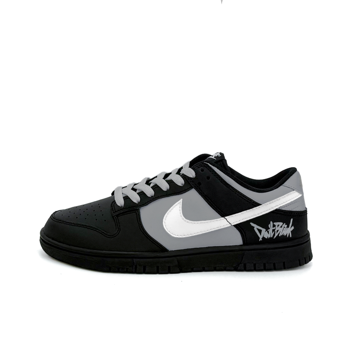Nike Nike Dunk Ash Lantern Leather Low top Skateboard Shoes Men's Black White